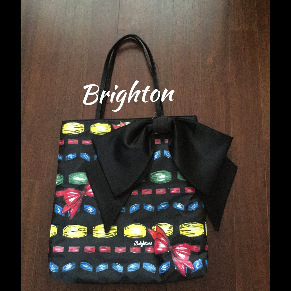 BRIGHTON Tote bag with ribbon design and bow